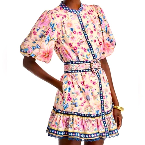 chinese dress ladies Tropical Tapestry Off-White Halter Neck Maxi Dress – Hemline Heights